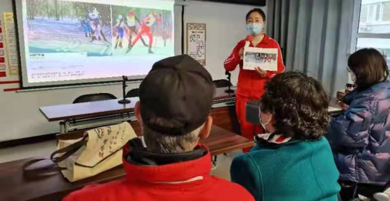 社區志愿者開講冬奧賽事知識