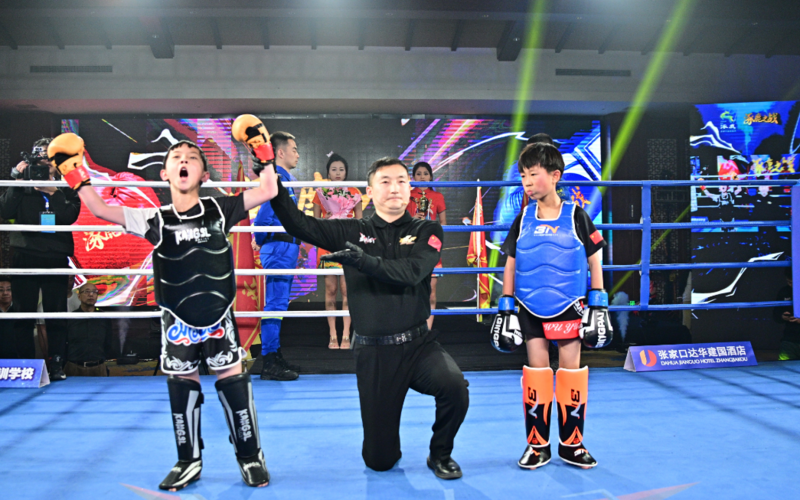 武林风全国海选赛暨中外拳王争霸赛在涿鹿举办